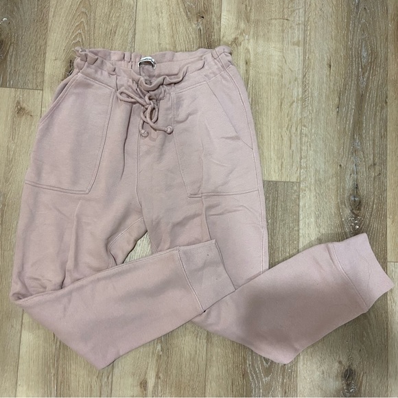 Abercrombie and Fitch Paperbag Sweatpants Pink - Picture 5 of 7